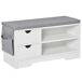Banco Zapatero HOMCOM, hogar - muebles de recibidor Banco Zapatero HOMCOM, hogar - muebles de recibidor Multicolor