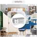 Banco Zapatero HOMCOM, hogar - muebles de recibidor Banco Zapatero HOMCOM, hogar - muebles de recibidor Multicolor