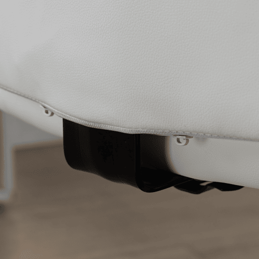 Vinsetto Cadeira de Escritório sem Apoio para os Braços Cadeira de Escritório Giratória de Couro Sintético com Altura Ajustável Estilo Moderno Carga Máxima 120 kg 45x59x90-100 cm Branco