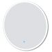 Espejo redondo de baño LED+antivaho+interruptor táctil 120x120 Espejo redondo de baño LED+antivaho+interruptor táctil 120x120 Blanco