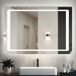 Espejo de baño LED+antivaho+interruptor táctil 70x100 Espejo de baño LED+antivaho+interruptor táctil 70x100 Blanco