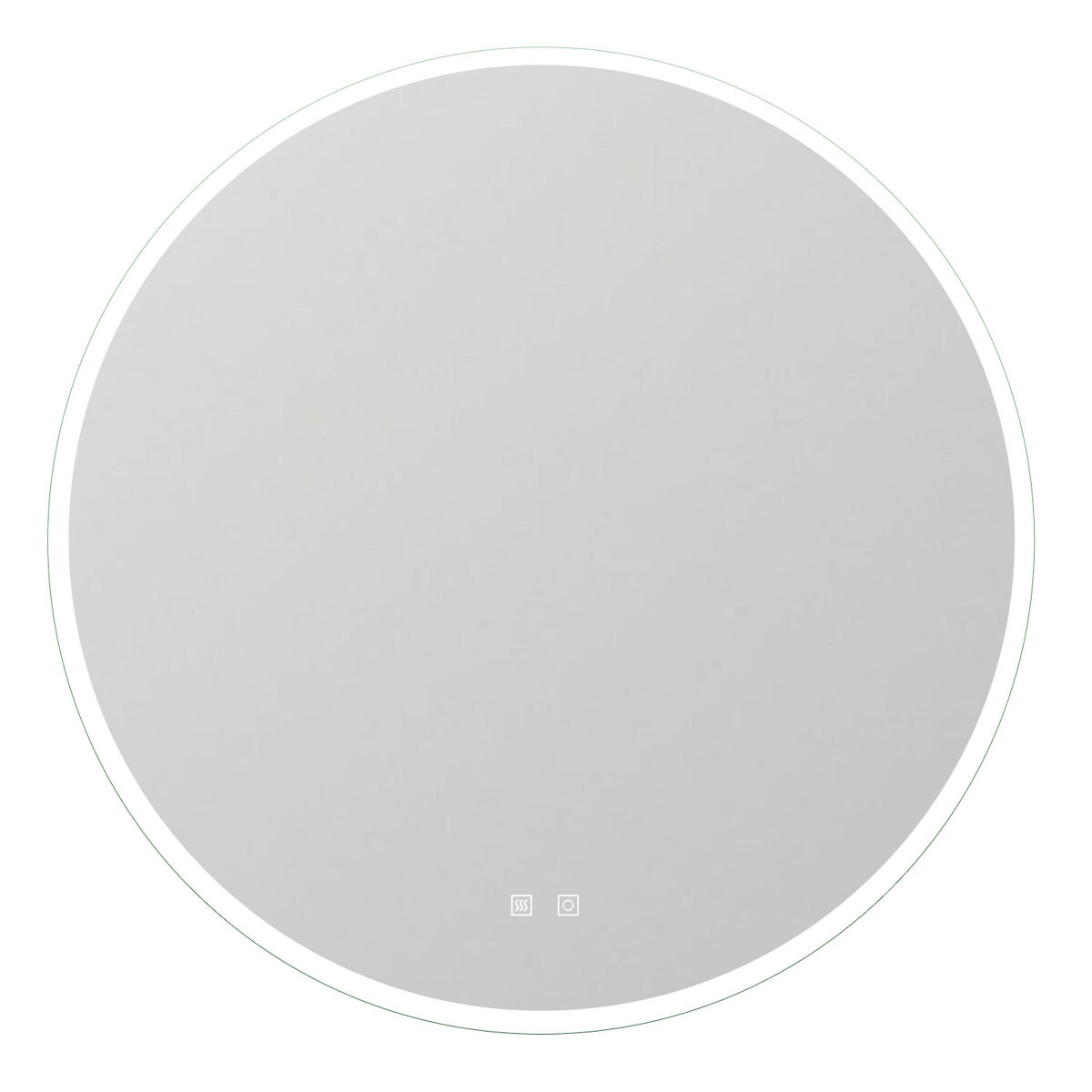 Espejo redondo de baño led 70cm + antivaho + brillo ajustable