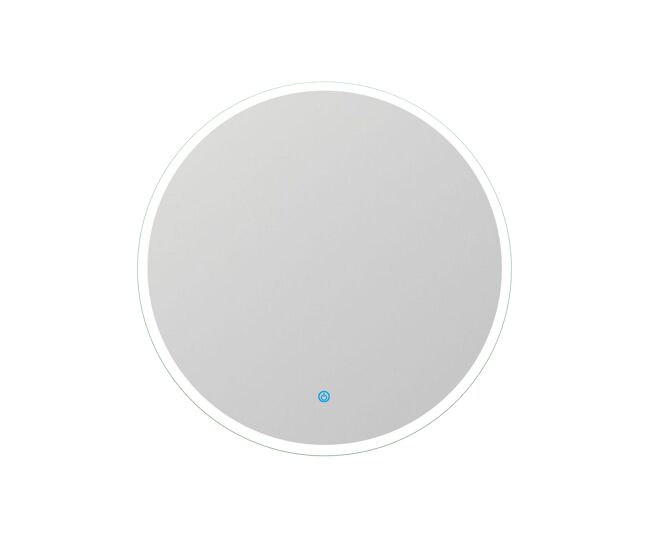 Espejo redondo de baño led 60cm + antivaho + brillo ajustable
