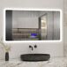 Espejo de baño LED + Bluetooth + Lupa 70x120 Espejo de baño LED + Bluetooth + Lupa 70x120 Natural