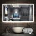 Espejo de baño LED + Bluetooth + antivaho 80x140 Espejo de baño LED + Bluetooth + antivaho 80x140 Natural