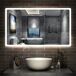 Espejo de baño LED + Bluetooth + antivaho 80x160 Espejo de baño LED + Bluetooth + antivaho 80x160 Natural