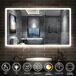 Espejo de baño LED + Bluetooth + antivaho 70x120 Espejo de baño LED + Bluetooth + antivaho 70x120 Natural