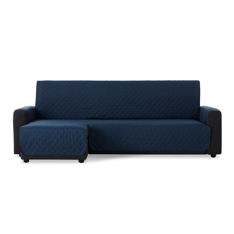 MAXIFUNDAS- Cubre Sofá Chaise Longue Acolchado MAUI. Cubre chaise longue Brazo izquierdo 280 cm Marrón