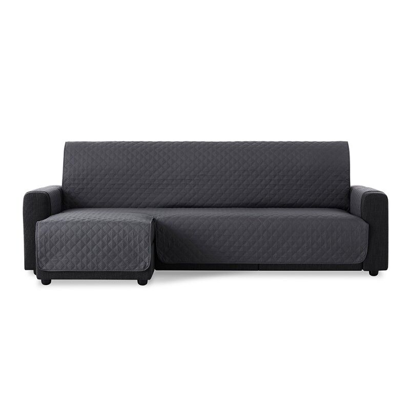 MAXIFUNDAS- Cubre Sofá Chaise Longue Acolchado MAUI. Cubre chaise longue Brazo izquierdo 280 cm Marrón