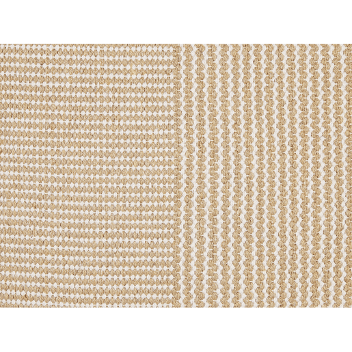 Conjunto de 2 almofadas decorativas ARALIA Algodão 45 x 45 cm Creme Padrão geométrico