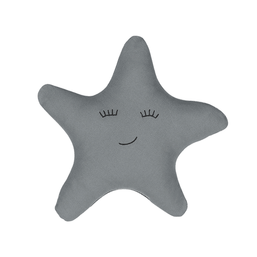 Almofada decorativa BHOPAL Algodão 40 x 40 cm Cinzento Estrela