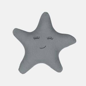 Almofada decorativa BHOPAL Algodão 40 x 40 cm Cinzento Estrela