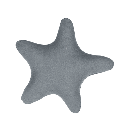 Almofada decorativa BHOPAL Algodão 40 x 40 cm Cinzento Estrela