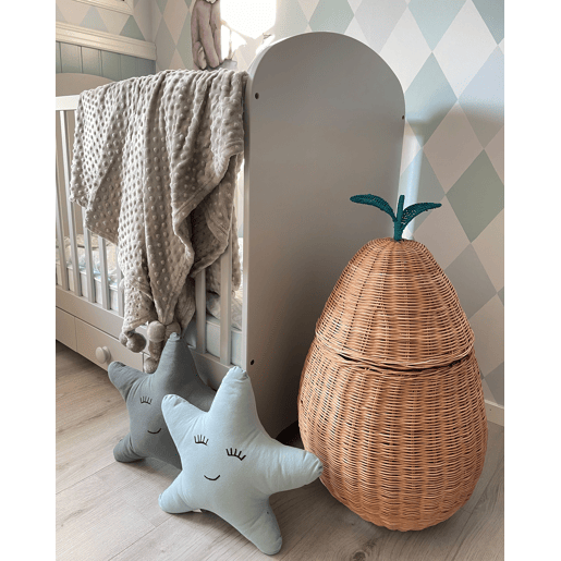 Almofada decorativa BHOPAL Algodão 40 x 40 cm Cinzento Estrela