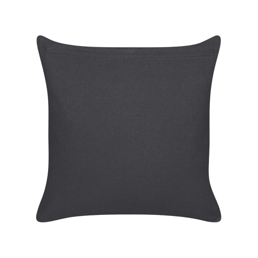 Conjunto de 2 almofadas decorativas BENZOIN Algodão 45 x 45 cm Preto Padrão geométrico