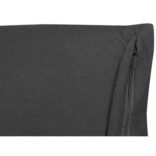 Conjunto de 2 almofadas decorativas BENZOIN Algodão 45 x 45 cm Preto Padrão geométrico