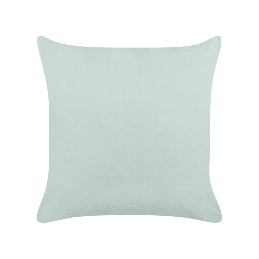 Conjunto de 2 almofadas decorativas BACOPA Algodão 45 x 45 cm Verde Padrão chevrón