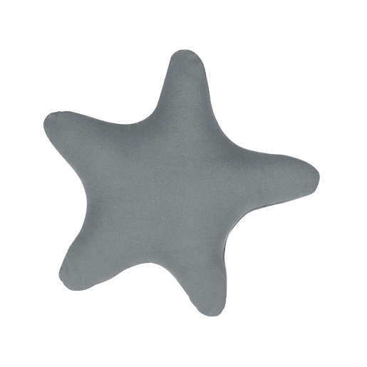 Conjunto de 2 almofadas decorativas BHOPAL Algodão 40 x 40 cm Cinzento Estrela