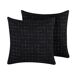 Beliani Cojín decorativo BELLFLOWER Beliani Cojín decorativo BELLFLOWER Negro