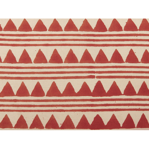 Almofada decorativa DEGLUPTA Algodão 45 x 45 cm Vermelho Padrão chevrón