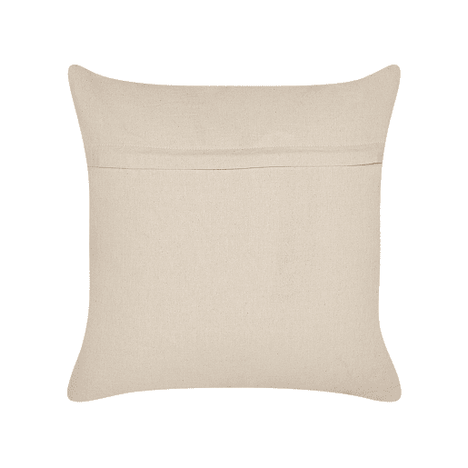 Conjunto de 2 almofadas decorativas CATALPA Algodão 45 x 45 cm Branco Padrão geométrico
