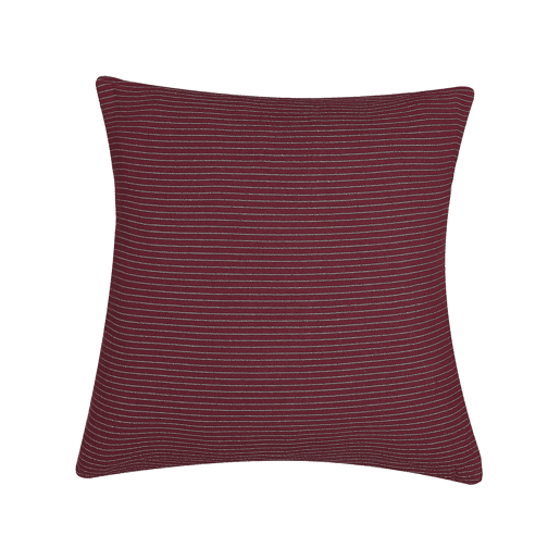 Conjunto de 2 almofadas decorativas CAMPANULA 43 x 43 cm Vermelho Sólido