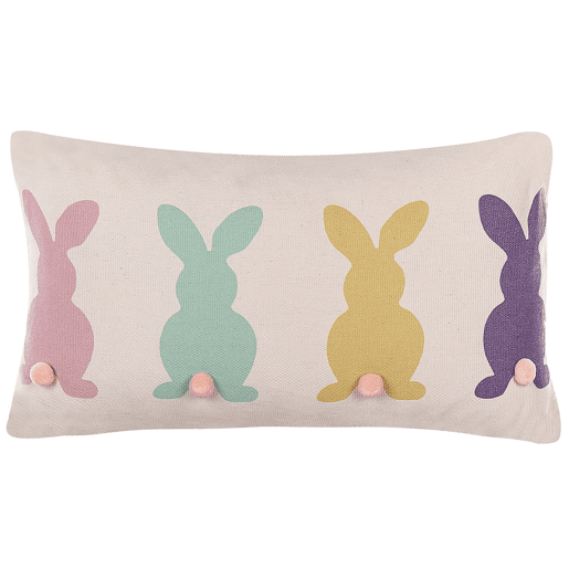 Conjunto de 2 almofadas decorativas CLUSIA 30 x 50 cm Creme