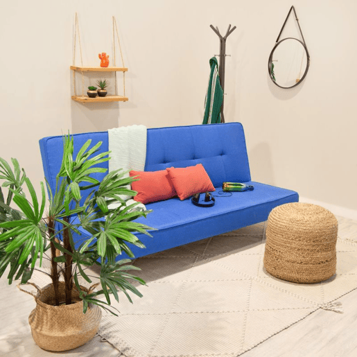 Sofá-cama Erna Azul 188 x 3989 x 88111 cm Sofá-cama Erna Azul 188 x 3989 x 88111 cm
