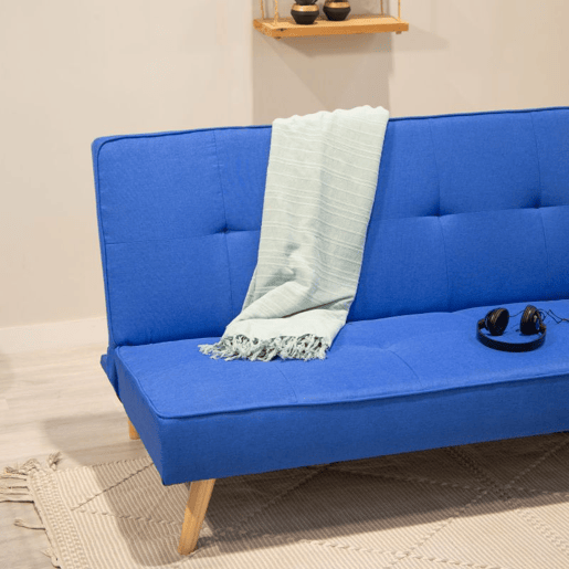 Sofá-cama Erna Azul 188 x 3989 x 88111 cm Sofá-cama Erna Azul 188 x 3989 x 88111 cm