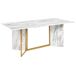 Beliani Mesa de comedor CALCIO Beliani Mesa de comedor CALCIO Blanco