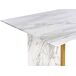 Beliani Mesa de comedor CALCIO Beliani Mesa de comedor CALCIO Blanco