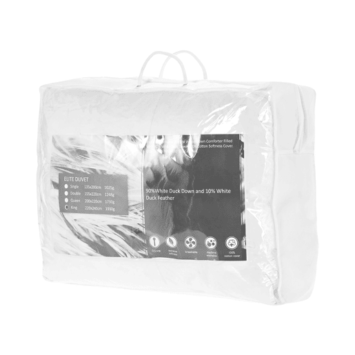 Edredom extra quente GROSSGLOCKNER Penugem 220 x 240 cm