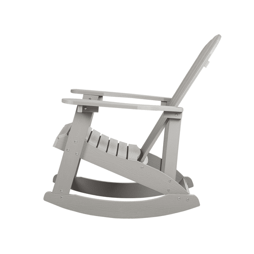 Cadeira de baloiço para jardim ADIRONDACK Cinzento claro