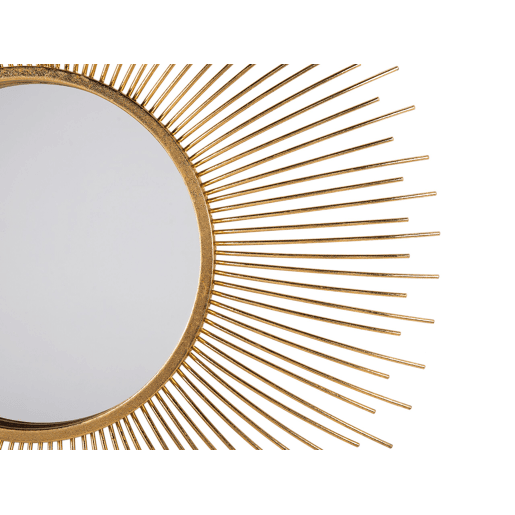 Espelho CILLY 80 cm 80 cm Metal Dourado