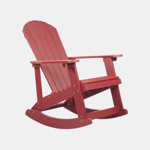 Cadeira de baloiço para jardim ADIRONDACK Vermelho