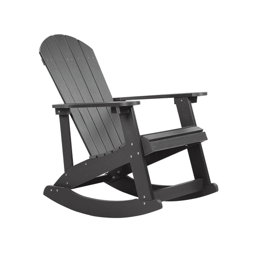 Cadeira de baloiço para jardim ADIRONDACK Cinzento escuro