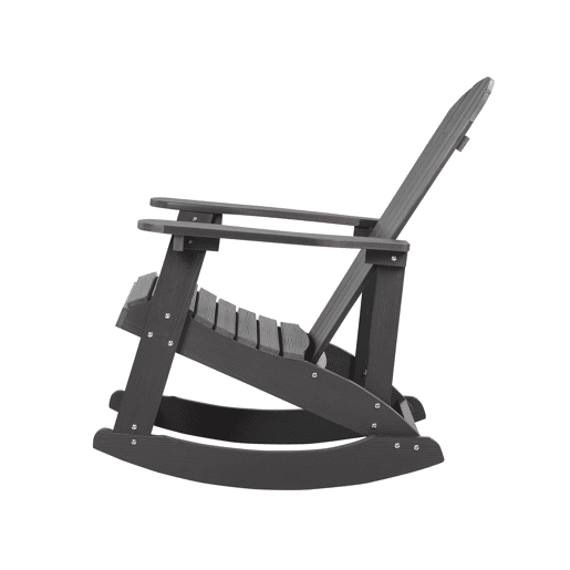 Cadeira de baloiço para jardim ADIRONDACK Cinzento escuro