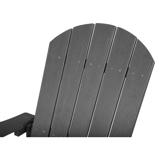 Cadeira de baloiço para jardim ADIRONDACK Cinzento escuro