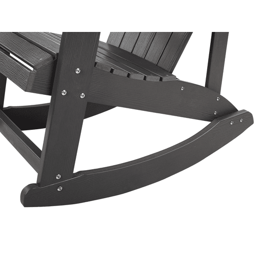 Cadeira de baloiço para jardim ADIRONDACK Cinzento escuro