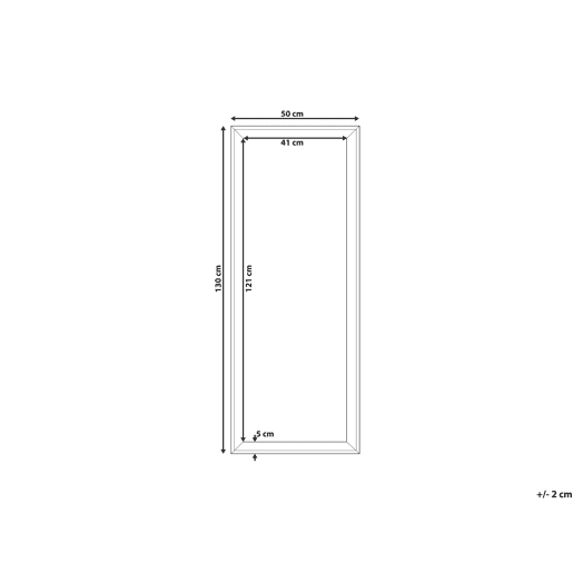 Espelho BENON 50 cm 130 cm Branco creme