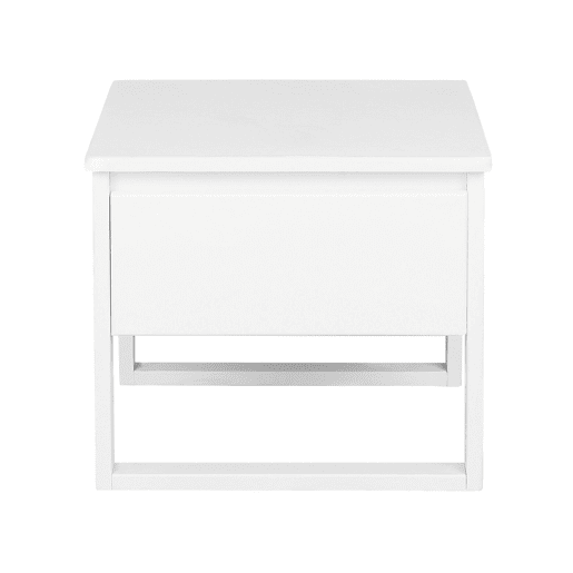 Mesa de cabeceira com gaveta GIULIA Pinho Branco Mesa de cabeceira com gaveta GIULIA Pinho Branco