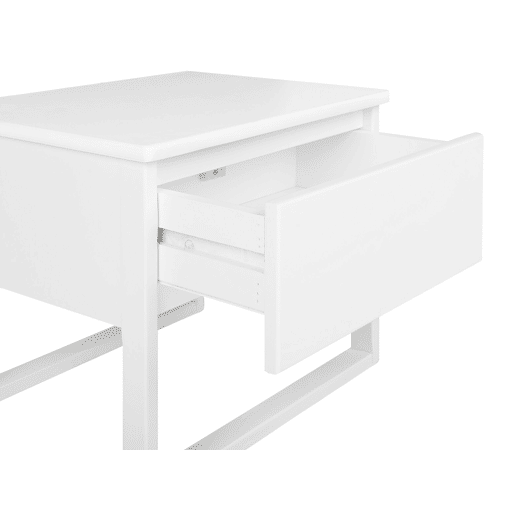 Mesa de cabeceira com gaveta GIULIA Pinho Branco Mesa de cabeceira com gaveta GIULIA Pinho Branco