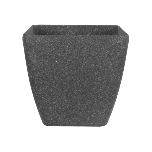 Conjunto de 2 vasos para plantas ZELI 34 cm Cinzento escuro