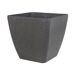 Beliani Conjunto de 2 macetas ZELI Beliani Conjunto de 2 macetas ZELI Gris Oscuro