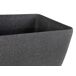Beliani Conjunto de 2 macetas ZELI Beliani Conjunto de 2 macetas ZELI Gris Oscuro