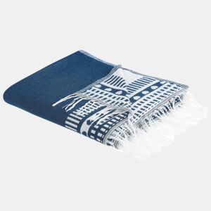 Manta TARLAY Tecido 130 x 170 cm Azul