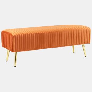 Beliani Banco de cama Veludo PATERSON