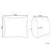 Beliani Almohada VIHREN Beliani Almohada VIHREN Blanco