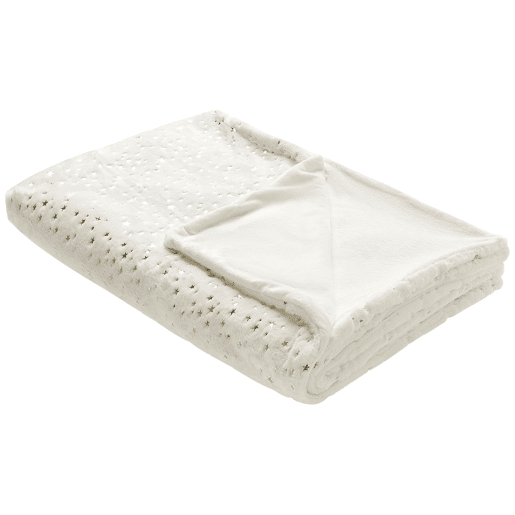 Manta ALAZEYA 150 x 200 cm Creme claro