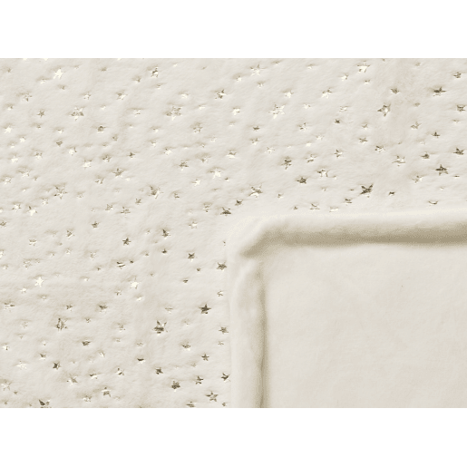 Manta ALAZEYA 150 x 200 cm Creme claro